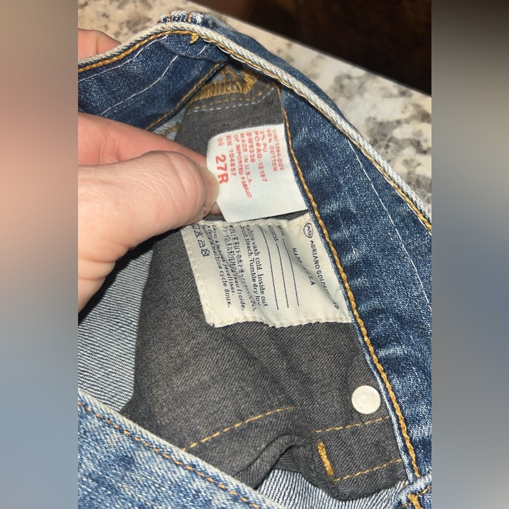 Ag Adriano Goldschmied Jeans The Tomboy Womens Size 27R - Picture 5 of 7